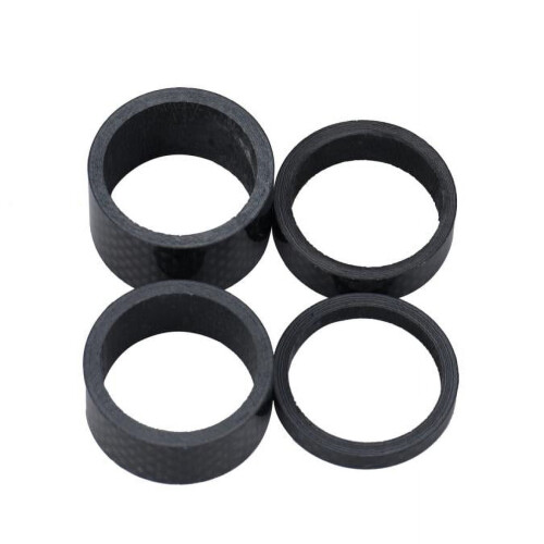 Carbon Fiber MTB Headset Stem with Washer Spacer Set 2