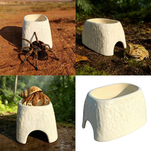 Artificial Ceramic Cave for Decorating Fish Tanks Aquarium 1