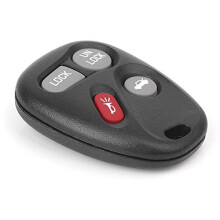4 Button Keyless Entry Remote Shell Case Replacement for Chevrolet Key Fob FCC ID ABO1502T