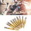 10pcs M3-2.5 Hex Shank Tap Drill Bit, HSS Titanium 9