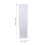 4Pairs Skin-Friendly White Arm Sleeves Elastic Sun Blocking Covers 2