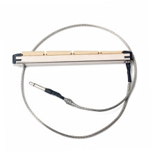 Piezo Bass Pickup for Acoustic Double Bass with Enhanced Sound Clarity and Low Feedback Design