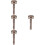 4Pièces Outil Conducteur Tige Acier Durable Pour Perceuse À Percussion 6