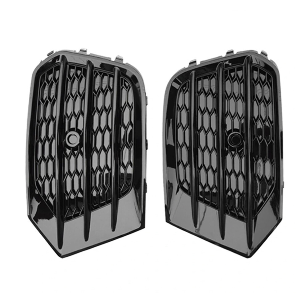 2X Fog Grille Cover For Audi Q3 2016Â2018 Honeycomb Front Bumper Replacement Durable WeatherâResistant Build Light 9073542268925