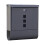 Black Wall Mounted Mailbox Rust Proof Locking Galvanized Steel Weather Resistant for Home and Office 1