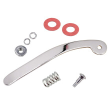 Chrome Guitar Vibrato Bridge Tailpiece Set for Bigsby with Smooth Action and Tuning Stability