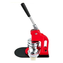 58mm Button Maker Machine Kit with Circle Cutter and 100 Parts, Durable Metal Badge Making Press