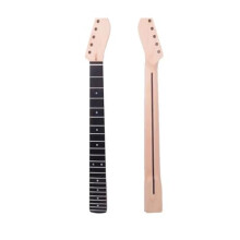 Electric Guitar Neck 21 Fret Maple with Rosewood Fingerboard Bolt‑On Replacement for DIY Builds