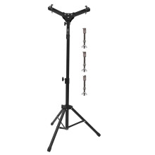 Adjustable 12 Inch Snare Drum Stand with Foldable Tripod, Stable Alloy Frame for Home Practice Studio