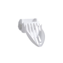 Adhesive Wall Mounted Soap Dish with Drain, No‑Drill Bathroom and Kitchen Holder, Space‑Saving White