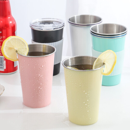 Isoleret glas i rustfrit stål, 350 ml eller 500 ml 2