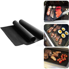 Non Stick Grill Mat 0.2mm Extra Thick Heat Resistant Reusable Easy Clean BBQ and Baking Mat 1Pc