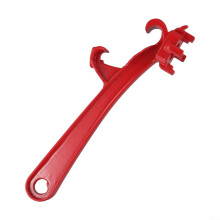 3in1 Drum Bung Wrench Tool Aluminum Alloy Drum Lid Opener for 555 Gallon Drums NonSlip Grip Red