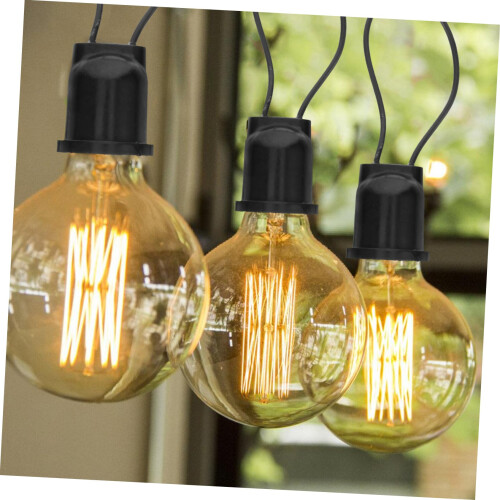 2pcs Waterproof E27 Light Bulb Socket IP66 Ceiling Lamp Holder with Durable Screw Base 2