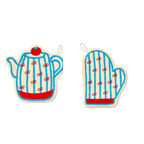 Multipurpose Fleece Absorbent Hanging Hand Towel-Kettle model 1
