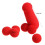 Red Sponge Balls Magic Trick Set Funny Close Up Magician Prop for Stage Comedy Visual Effect 2