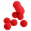 Red Sponge Balls Magic Trick Set Funny Close Up Magician Prop for Stage Comedy Visual Effect 3