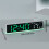Modern ABS LED Clock Home Decoration Energy-white shell oran 4