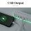 Modern ABS LED Clock Home Decoration Energy-white shell oran 7