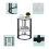 Round Marble Look Side Table with 2 Levels 6