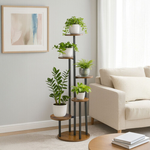 5-Tier Plant Stand - Space-Saving Display Shelves 2