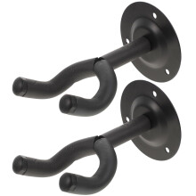 2 Sets Guitar Wall Mount Hanger Hooks for Ukulele Violin Bass, SpaceSaving Secure Display for All Guitar Types