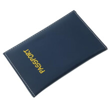 Leather Passport Holder for Men, Travel Wallet Organizer with Durable Lightweight Design and Quick Access Closure