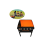 2-pak silikone grillmåttebetræk, 42,5x38,5 cm, orange 5