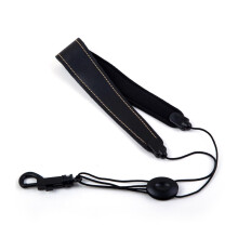 Adjustable Leather Saxophone Neck Strap with Ergonomic Shoulder Support for Alto Tenor Soprano