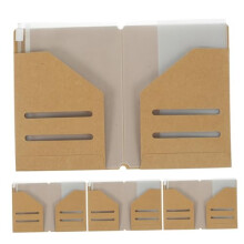 4pcs Passport Holder Set Travel Document Organizer for Multiple Travelers Slim PVC Case