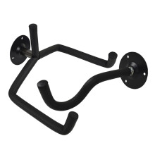 Horizontal Guitar Wall Mount Hanger for Bass and Ukulele, SpaceSaving Tilted Secure Holder