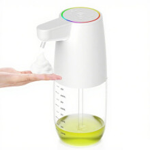 Automatic Foaming Soap Dispenser 600ML Touchless Smart Sensor LED Adjustable USB Rechargeable for Kitchen Bathroom