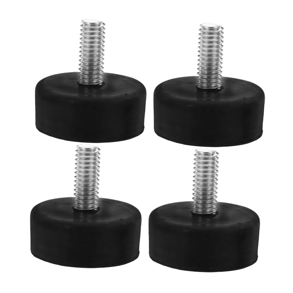 4Pcs Adjustable Rubber Furniture Leveling Feet Nonslip Table Leg Levelers With Screws For Home Office 9310869665199