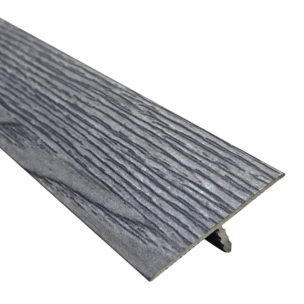 Tshaped Floor Transition Strip Metal Threshold For Wood To Tile Vinyl Plank, Durable Edge Trim (Style6) 9310869665236