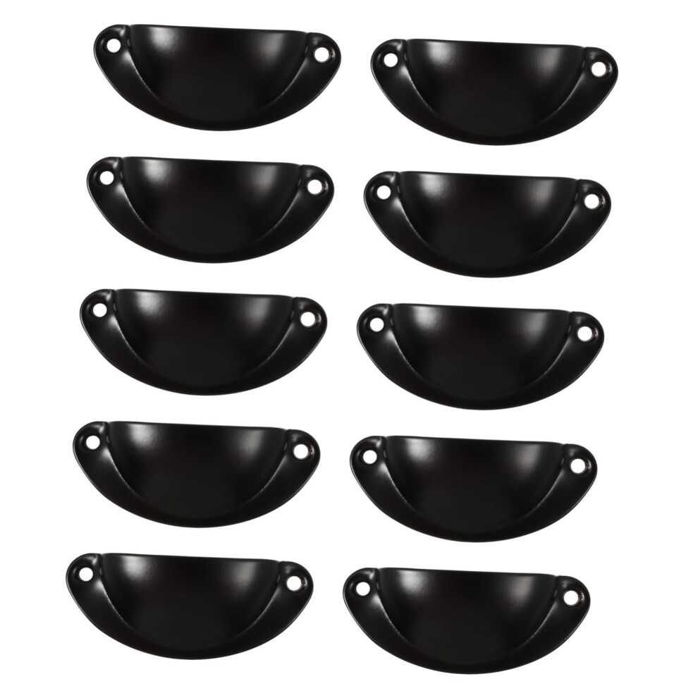 Brushed Gold Cabinet Handles 10Pcs Set, Durable Iron Drawer Pulls For Kitchen Wardrobe Closet 9310869665038
