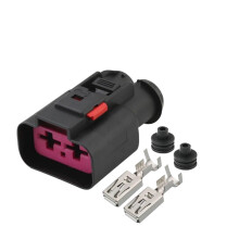 9.5 Series Waterproof Automotive Connector 2 Pin Electrical Plug Set with Sealed End Cap for Car Wiring