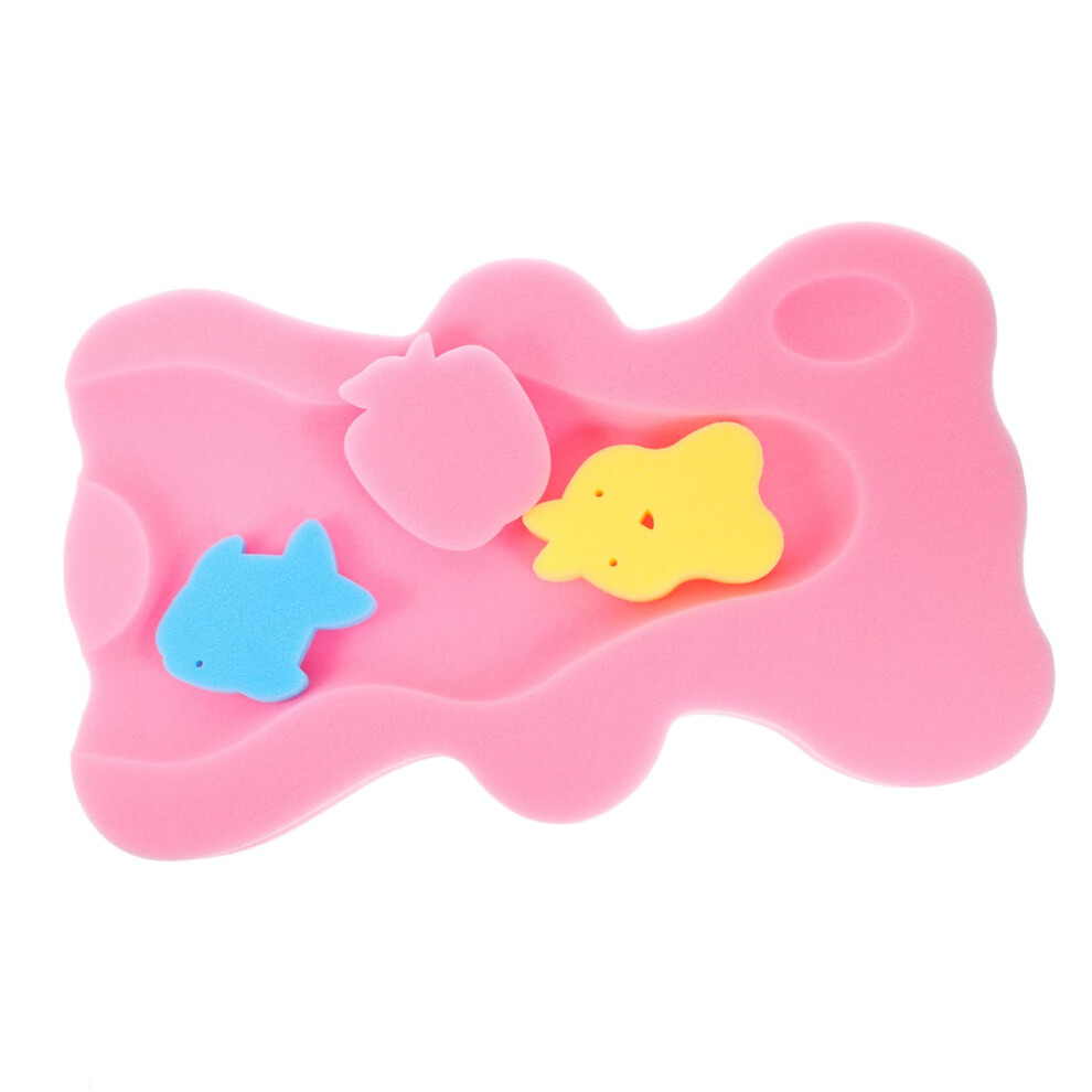 Soft Baby Bath Sponge Cushion for Newborns, Breathable Support Pad, Comfortable Toddler Bath Seat