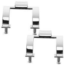 2pcs Zinc Alloy Shower Door Handle Replacement Set, Durable Metal Pulls with Comfortable Grip for Bathroom