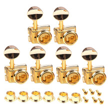 6pcs Classical Guitar Locking Tuners Set, Precision Gear Tuning Pegs for Smooth Stable Performance
