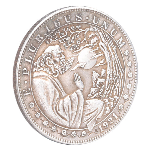 Morgan American Brass Silver Dollar 3.8 cm 1pc 1