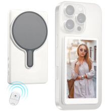 Selfie Monitor Screen 1080P Wireless Magnetic Phone Vlog Display with Bluetooth Remote for iPhone and Android
