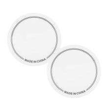 2pcs Drum Patch Bass Drum Protector White Noise Reduction Pad for Enhanced Clarity