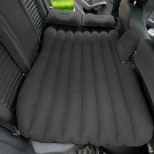 Car Air Mattress for Abarth 695 70Anniversario Esseesse Rivale 175, Black Inflatable Back Seat Bed for Car Camping