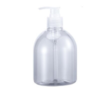 500ml Clear Soap Dispenser Bottle with Smooth Pump, Leakproof Refillable Lotion Dispenser for Bathroom