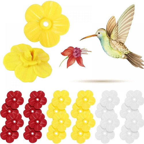 Hummingbird Feeder Replacement Flowers 10PCS 1