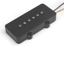Alnico 5 Single Coil Guitar Pickup Black Bridge 8.8K Output Tone Warm Rich Sound for Stratocaster Style Guitars