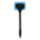 Windshield Cleaner with Long Handle, Microfiber Car Glass Cleaning Tool with Reusable Pad, Green 2