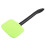 Windshield Cleaner with Long Handle, Microfiber Car Glass Cleaning Tool with Reusable Pad, Green 3