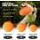 Blue Dream 3-pack hundfrisbees - 22 cm - Gummi 2