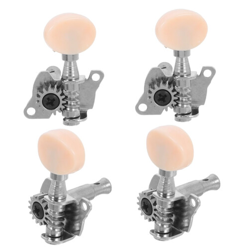 4pcs Ukulele Locking Tuning Pegs Set for Acoustic Instruments, Smooth Precise Tuning
